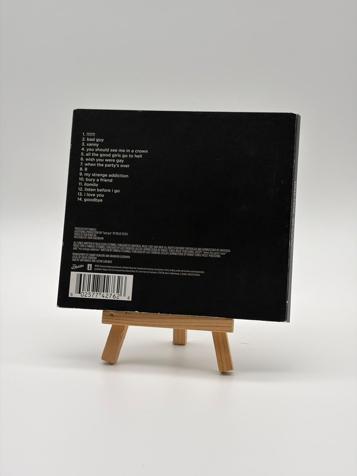 When We All Fall Asleep, Where Do We Go? CD